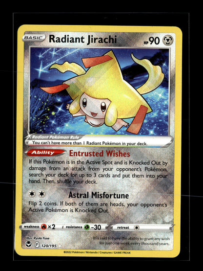 Pokemon Silver Tempest Radiant Jirachi 120