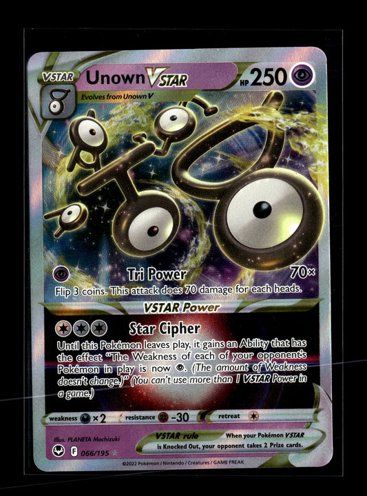 Pokemon Silver Tempest Unown VSTAR 66