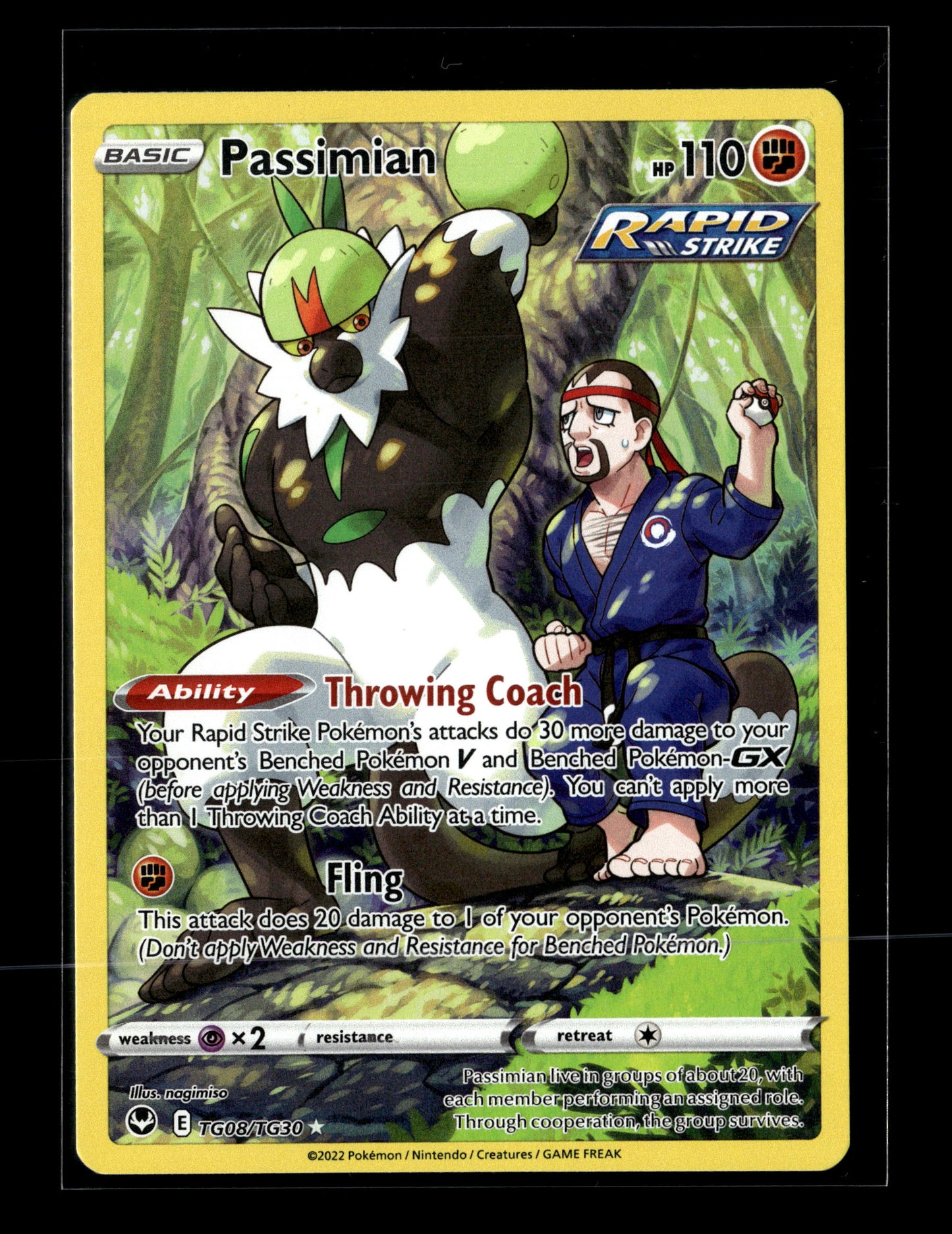 Pokemon Silver Tempest Passimian TG08