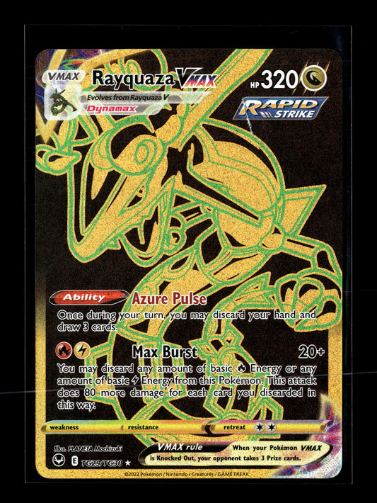 Pokemon Silver Tempest Rayquaza VMAX TG29
