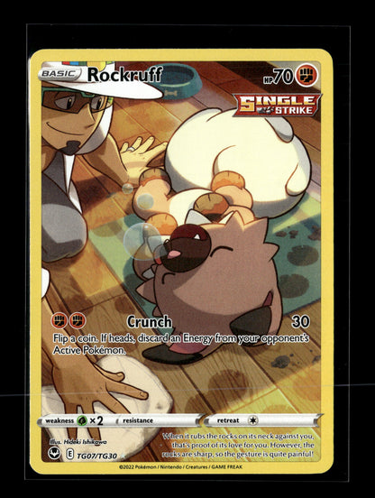 Pokemon Silver Tempest Rockruff TG07