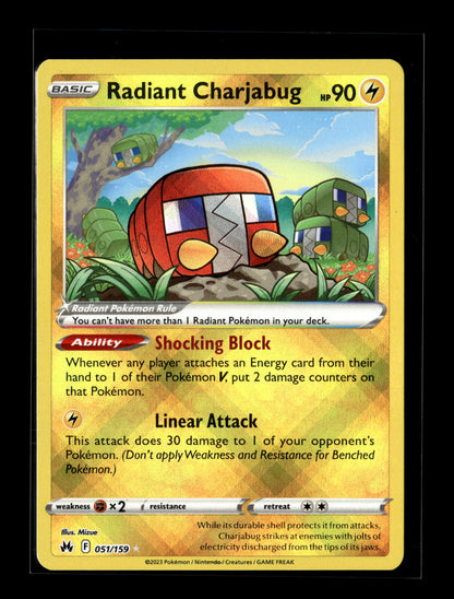 Pokemon Crown Zenith Radiant Charjabug 51