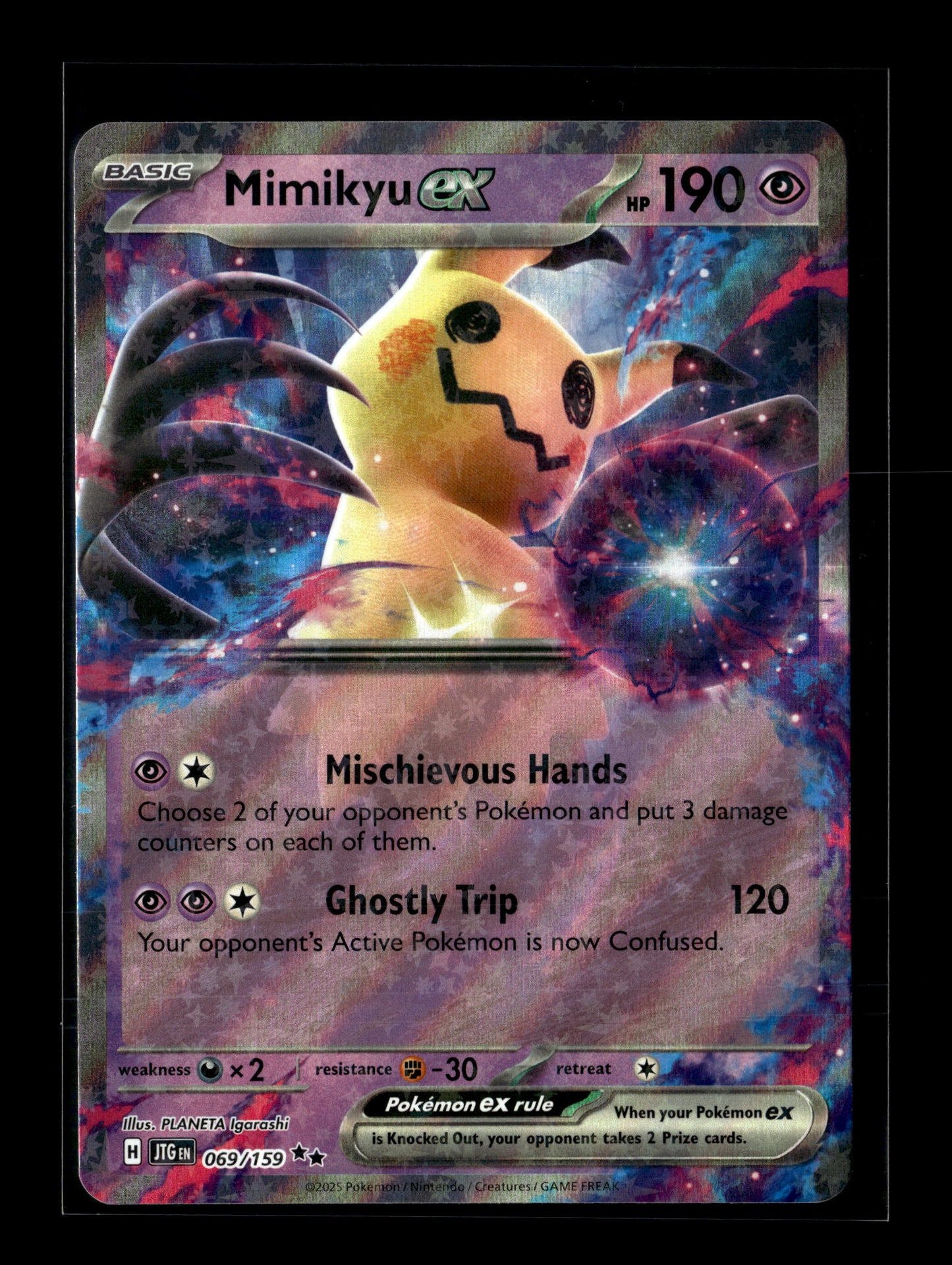 Pokemon Journey Together Mimikyu ex 69