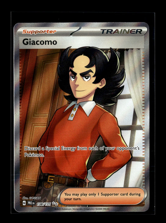 Pokemon Prismatic Evolutions Giacomo 138