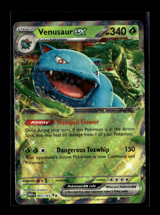 Pokemon 151 Venusaur ex 3
