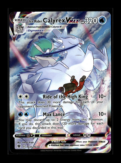 Pokemon Astral Radiance Ice Rider Calyrex VMAX TG15