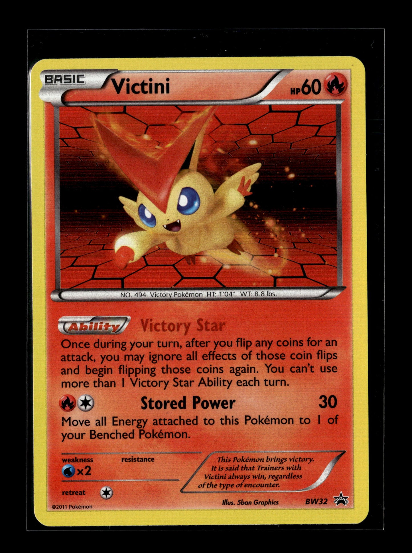 Pokemon Promo Victini BW32