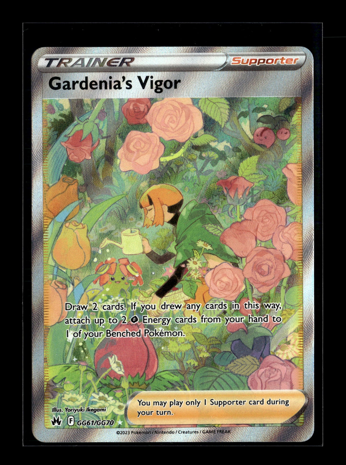 Pokemon Crown Zenith Gardenia's Vigor GG61