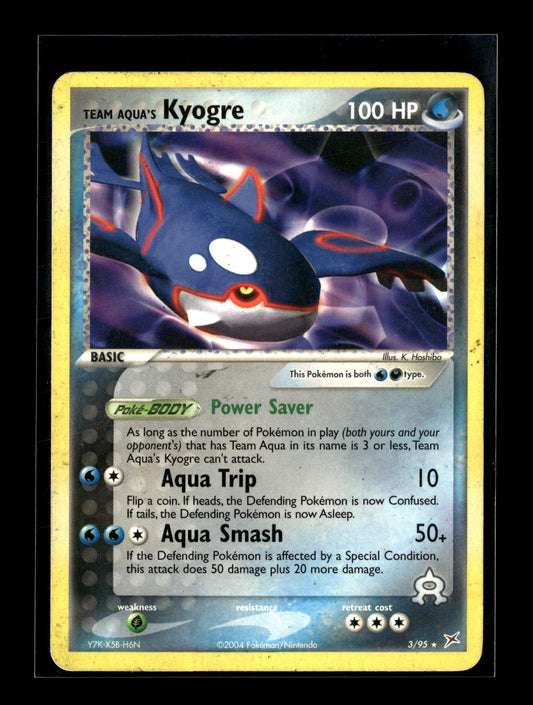Pokemon Deck Exclusives Team Aqua's Kyogre 3 - Lightly Played
