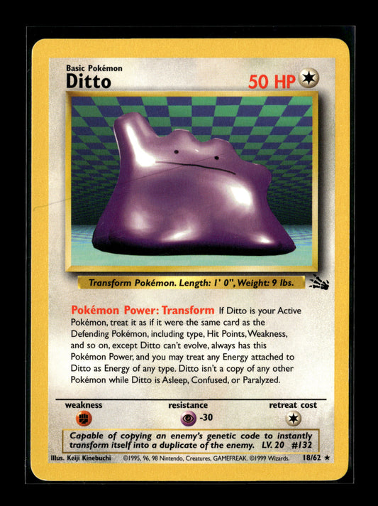 Pokemon Fossil Ditto 18