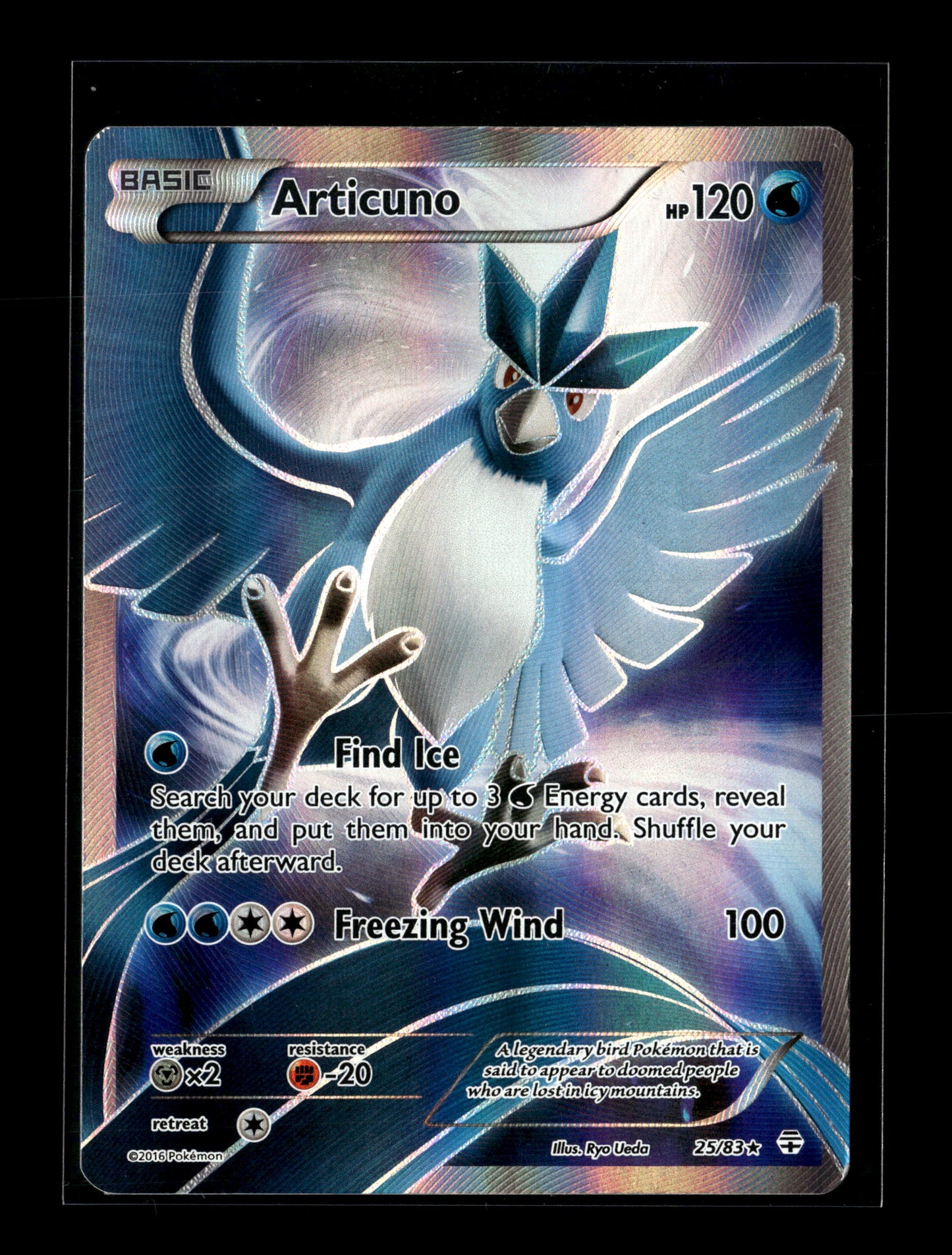 Pokemon Generations Articuno 25 - Moderately Played