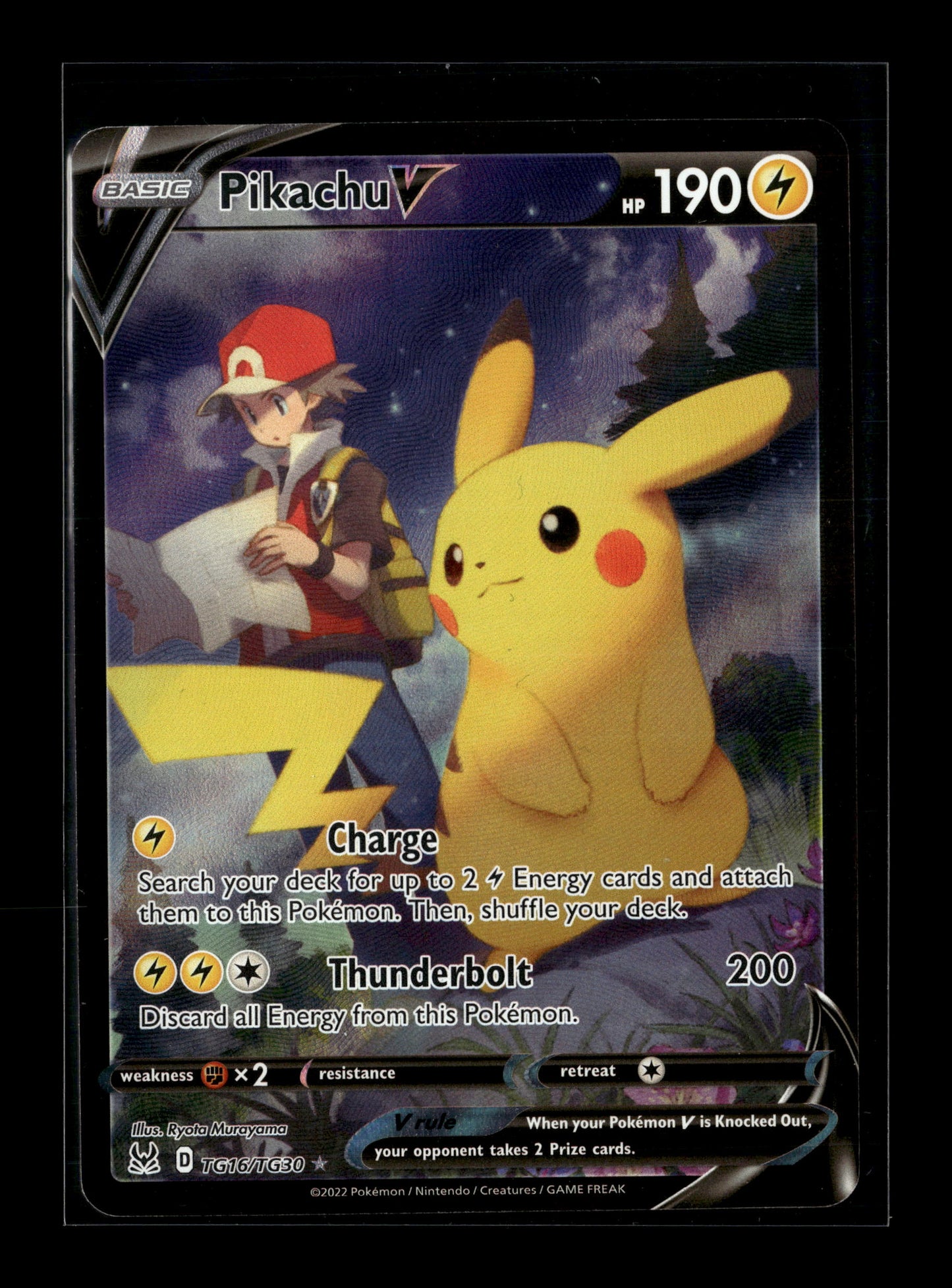 Pokemon Lost Origin Pikachu V TG16