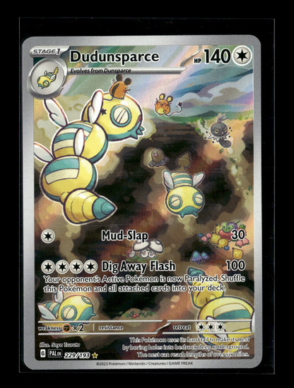 Pokemon Paldea Evolved Dudunsparce 229