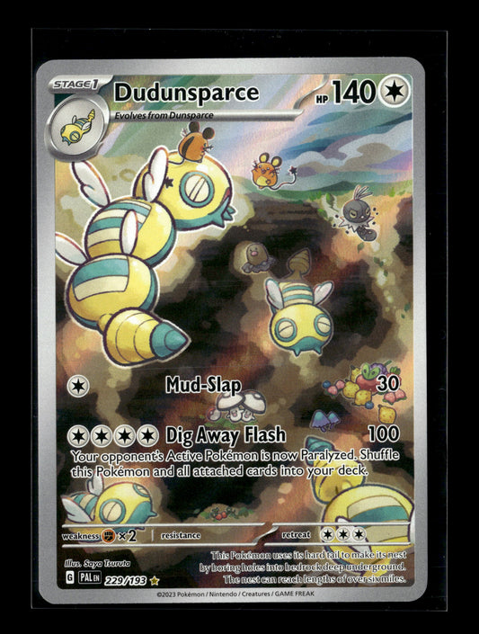 Pokemon Paldea Evolved Dudunsparce 229