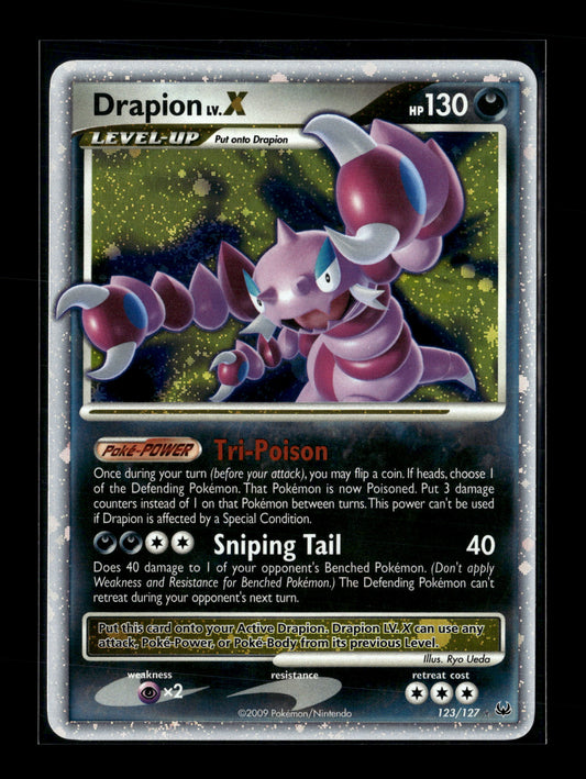 Pokemon Platinum Drapion Lv.X 123