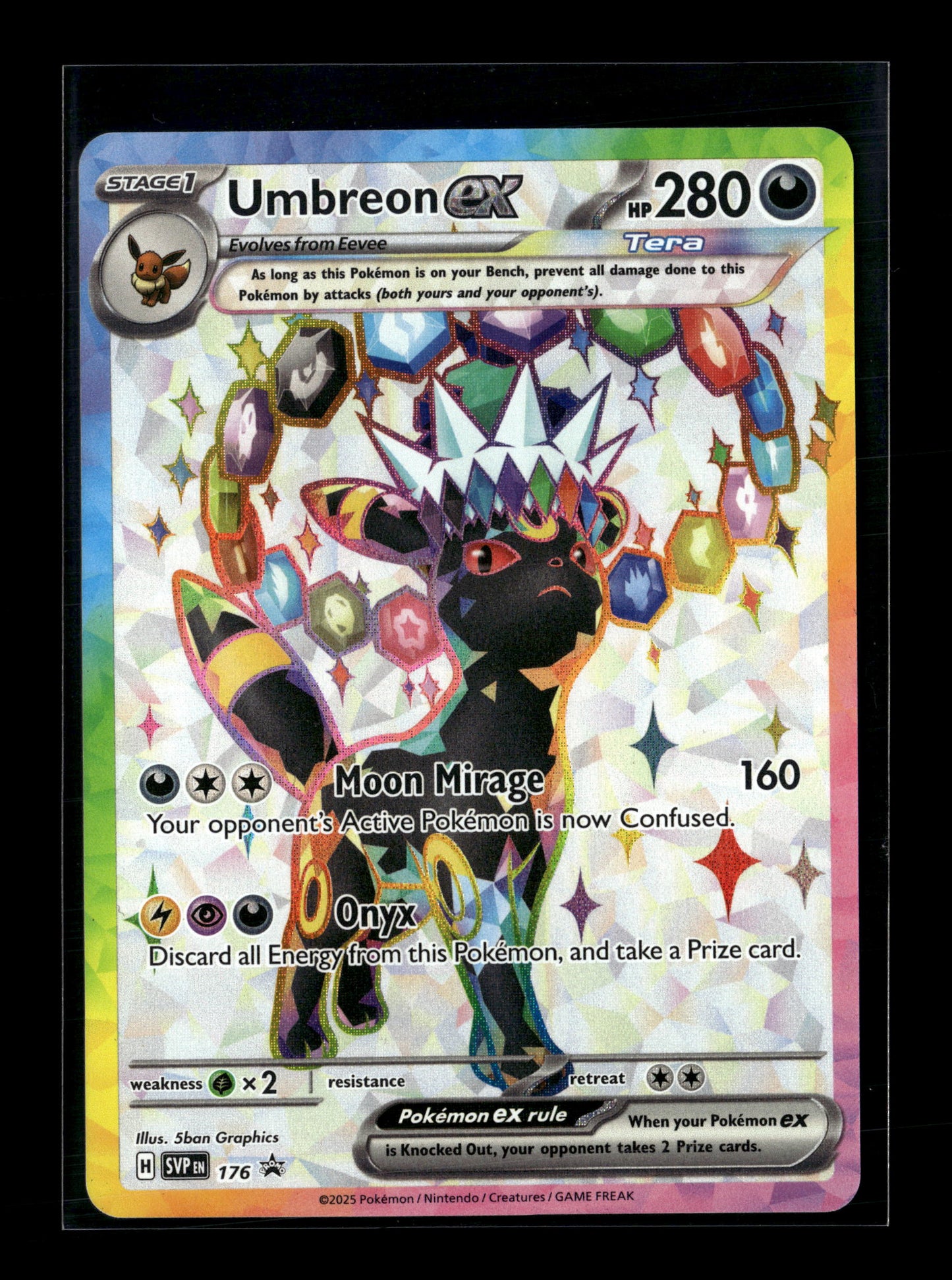 Pokemon Promo Umbreon ex 176