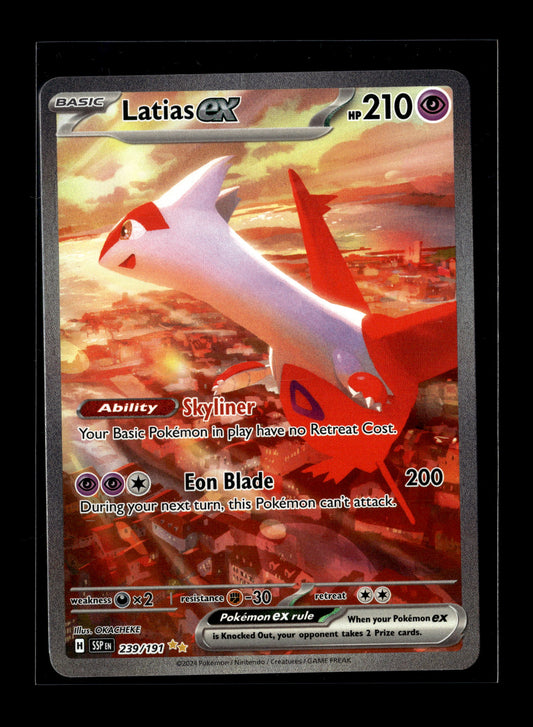 Pokemon Surging Sparks Latias ex 239