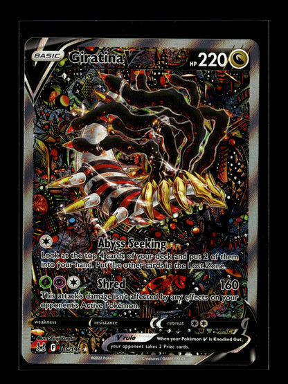 Pokemon Lost Origin Giratina V 186