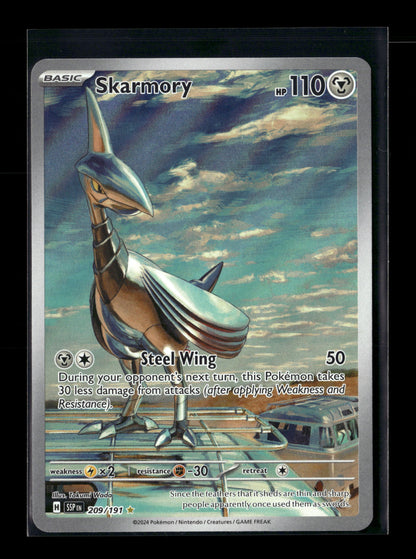 Pokemon Surging Sparks Skarmory 209