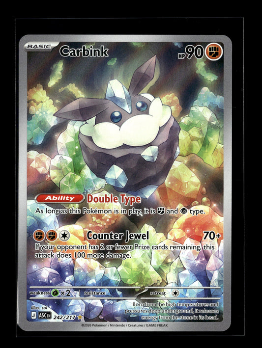 Pokemon Ascended Heroes Carbink 242