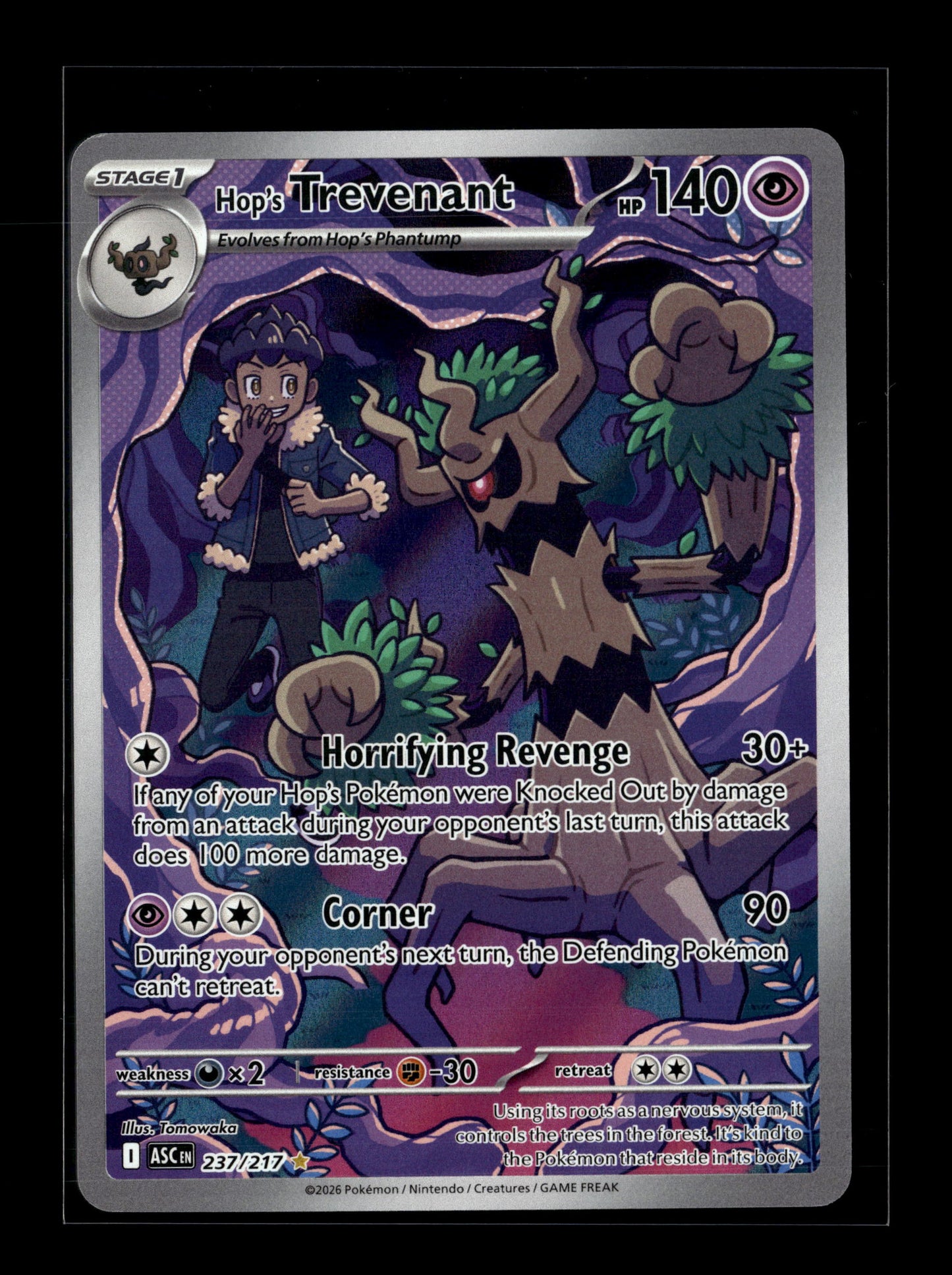 Pokemon Ascended Heroes Hop's Trevenant 237