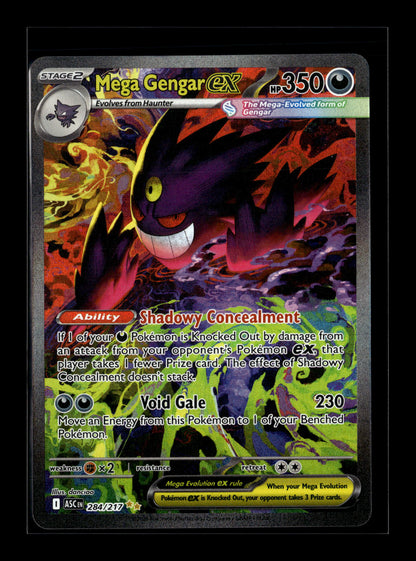 Pokemon Ascended Heroes Mega Gengar ex 284