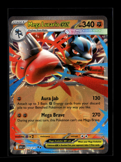 Pokemon Ascended Heroes Mega Lucario ex 113