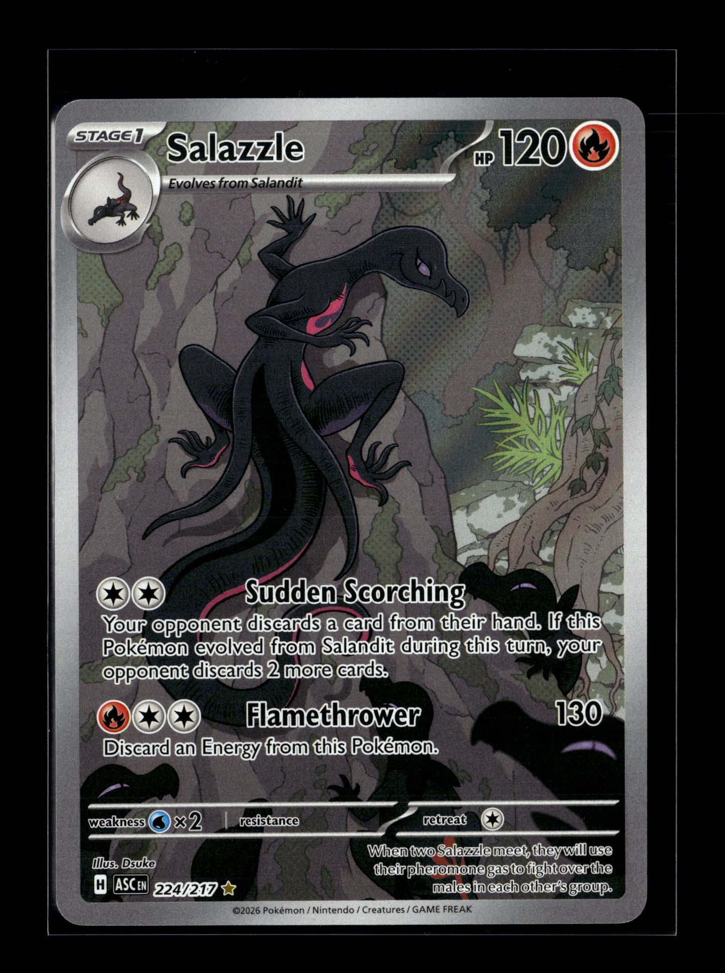 Pokemon Ascended Heroes Salazzle 224
