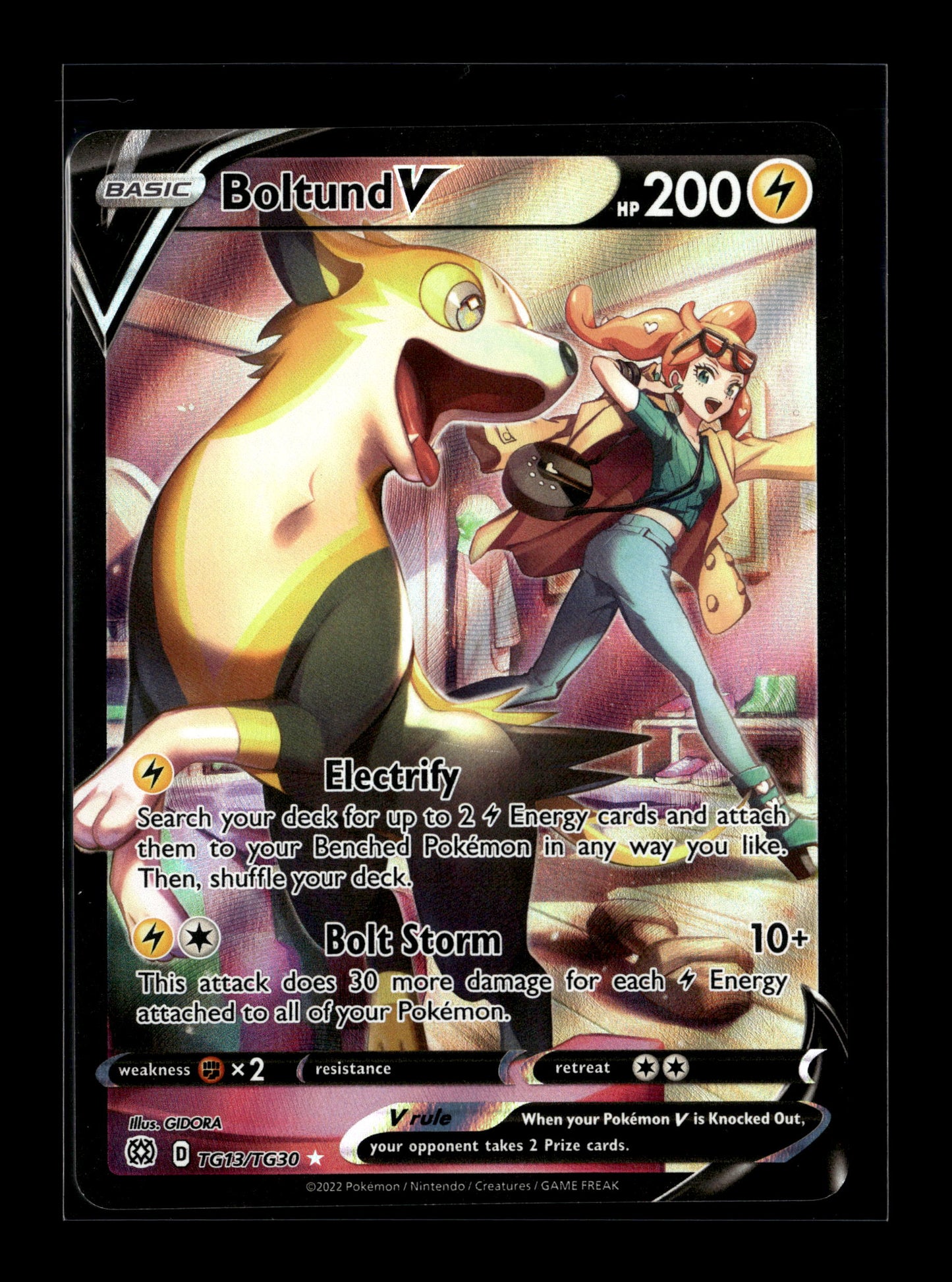 Pokemon Brilliant Stars Boltund V TG13