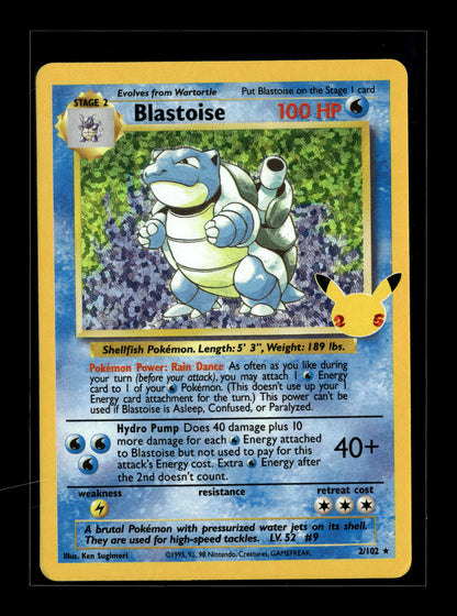 Pokemon Celebrations Blastoise 2