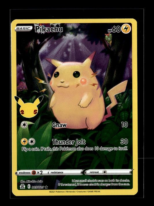 Pokemon Celebrations Pikachu 005