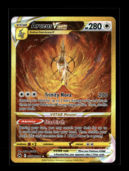 Pokemon Crown Zenith Arceus VSTAR GG70