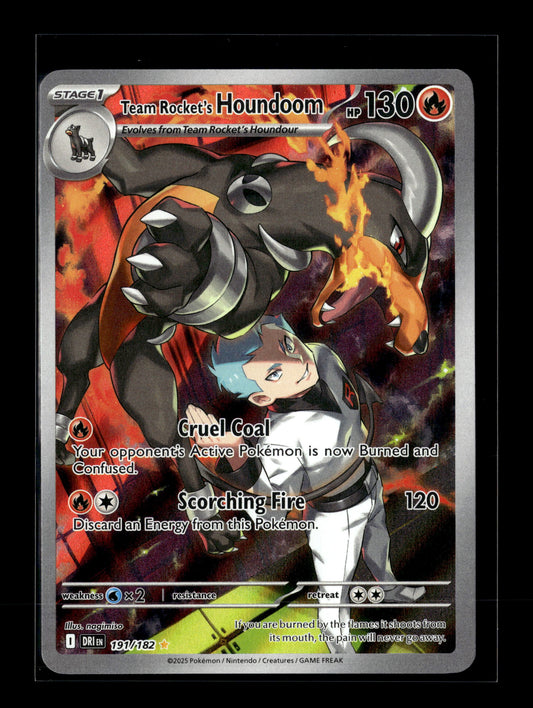 Pokemon Destined Rivals Team Rocket's Houndoom 191