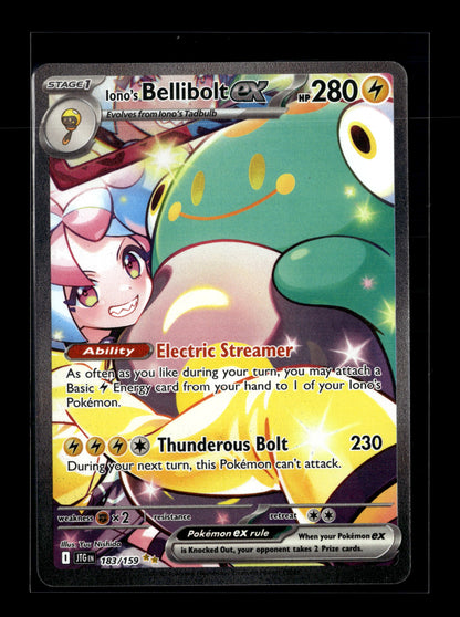 Pokemon Journey Together Iono's Bellibolt ex 183