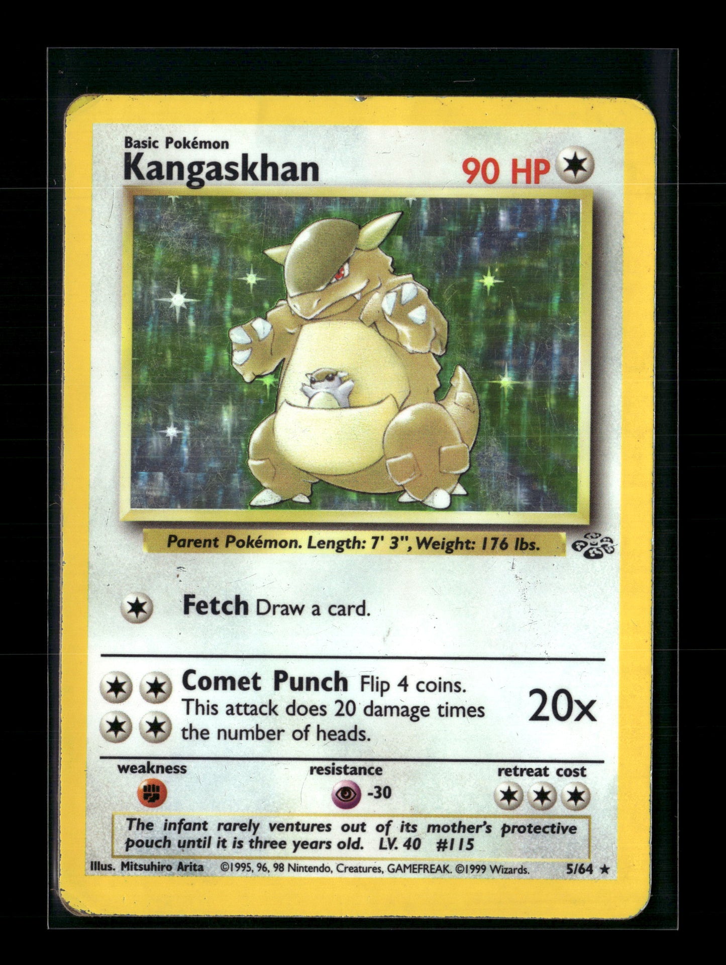 Pokemon Jungle Kangaskhan 5 - Heavily Played