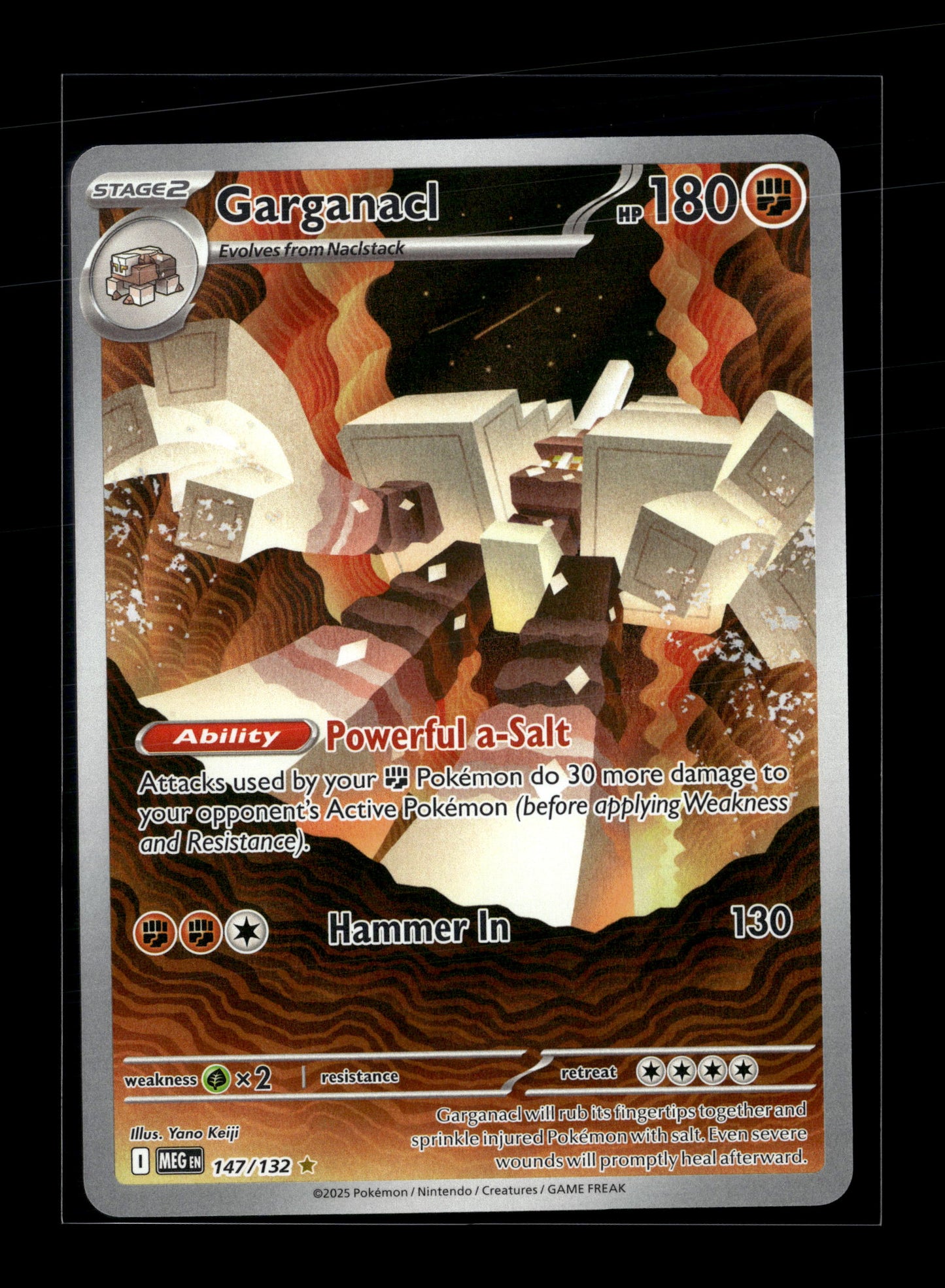 Pokemon Mega Evolution Garganacl 147
