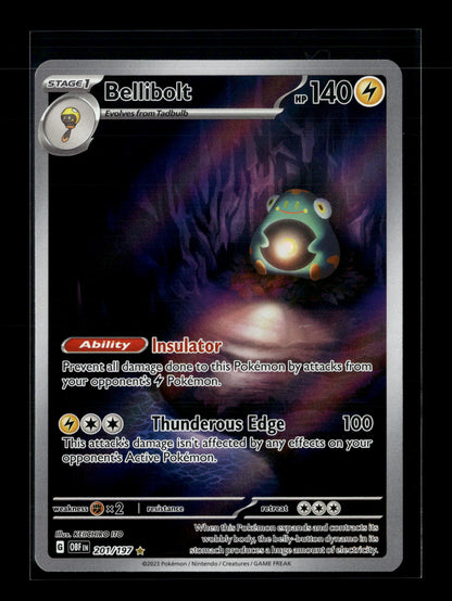 Pokemon Obsidian Flames Bellibolt 201