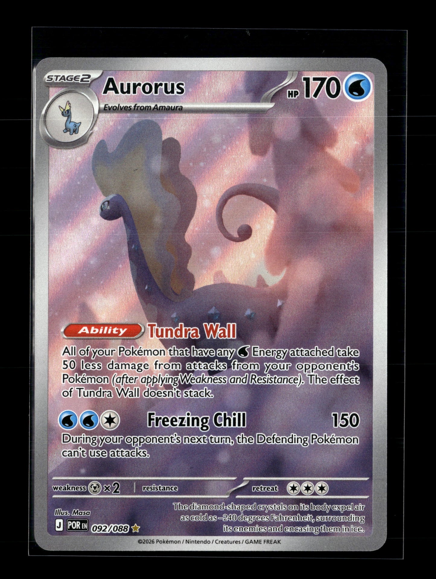 Pokemon Perfect Order Aurorus 92
