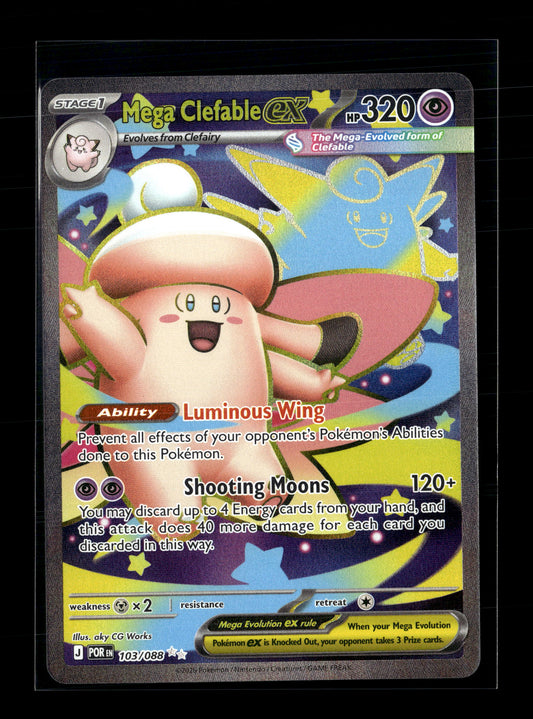 Pokemon Perfect Order Mega Clefable ex 103