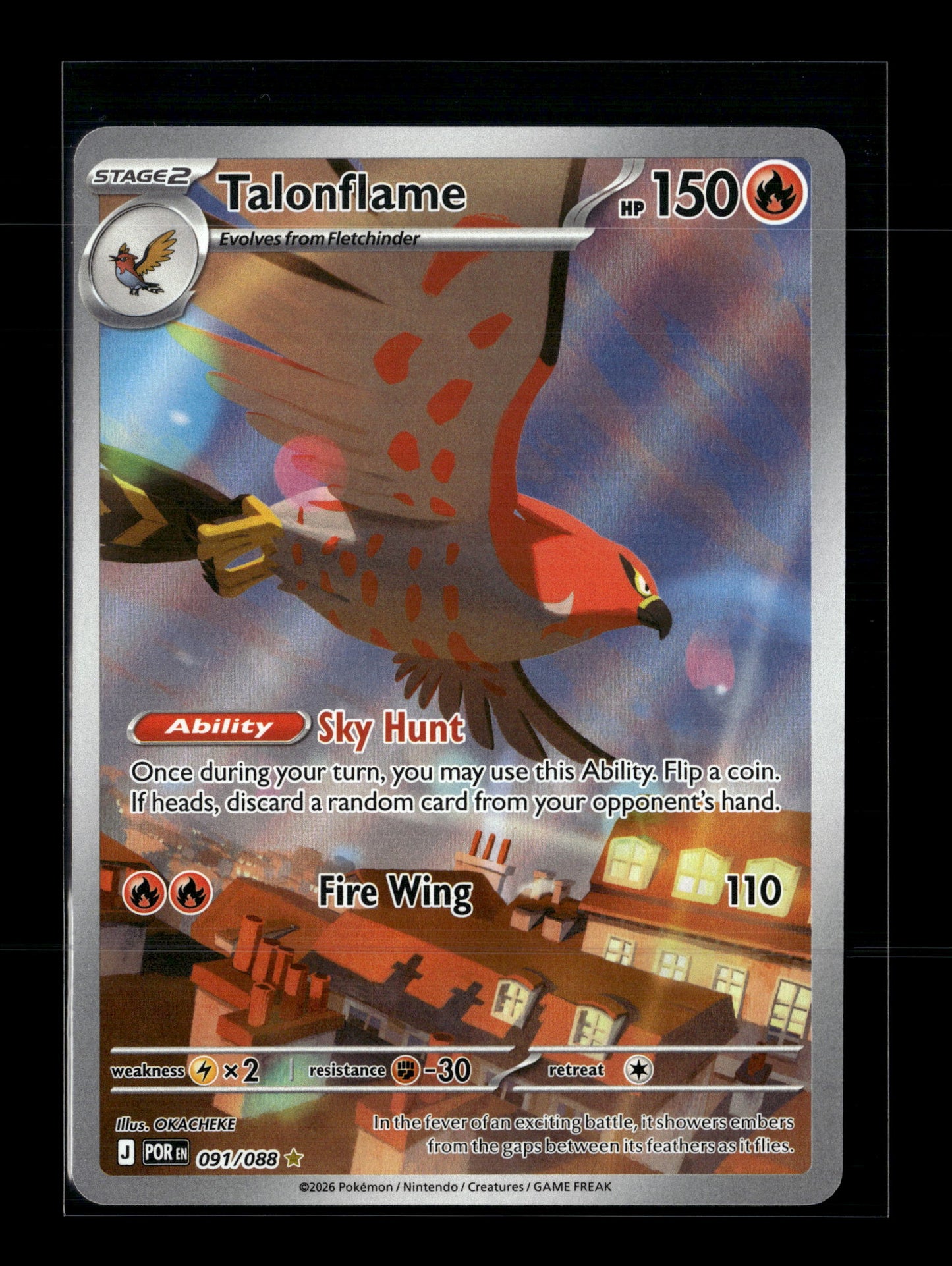 Pokemon Perfect Order Talonflame 91