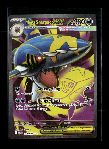 Pokemon Phantasmal Flames Mega Sharpedo ex 113