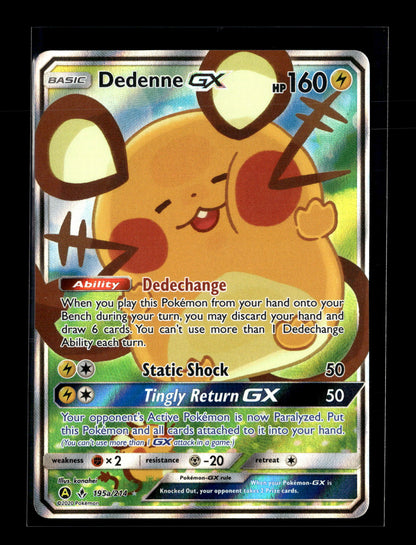 Pokemon Promo Dedenne GX 195/214