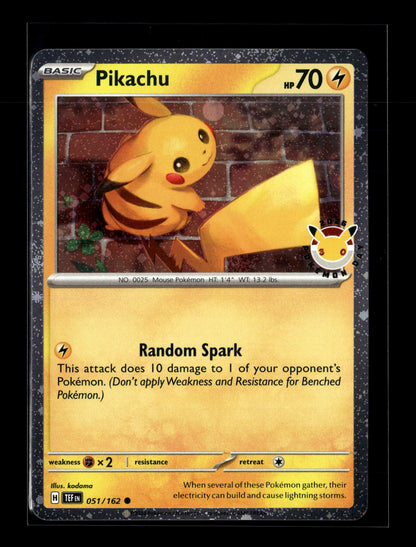 Pokemon Promo Pikachu 51