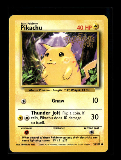 Pokemon Promo Pikachu 58 - Lightly Played