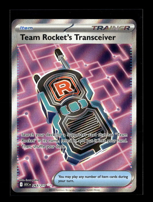 Pokemon Ascended Heroes Team Rocket's Transceiver 263