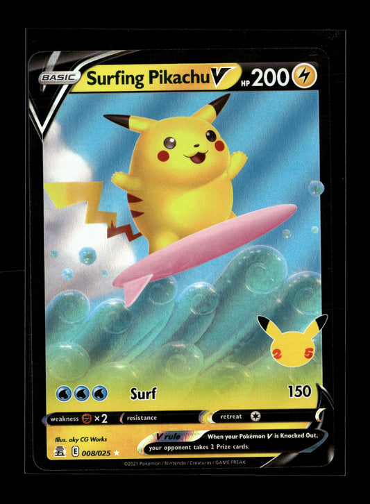 Pokemon Celebrations Surfing Pikachu V 8