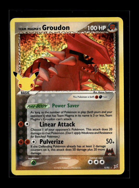 Pokemon Celebrations Team Magma's Groudon 9