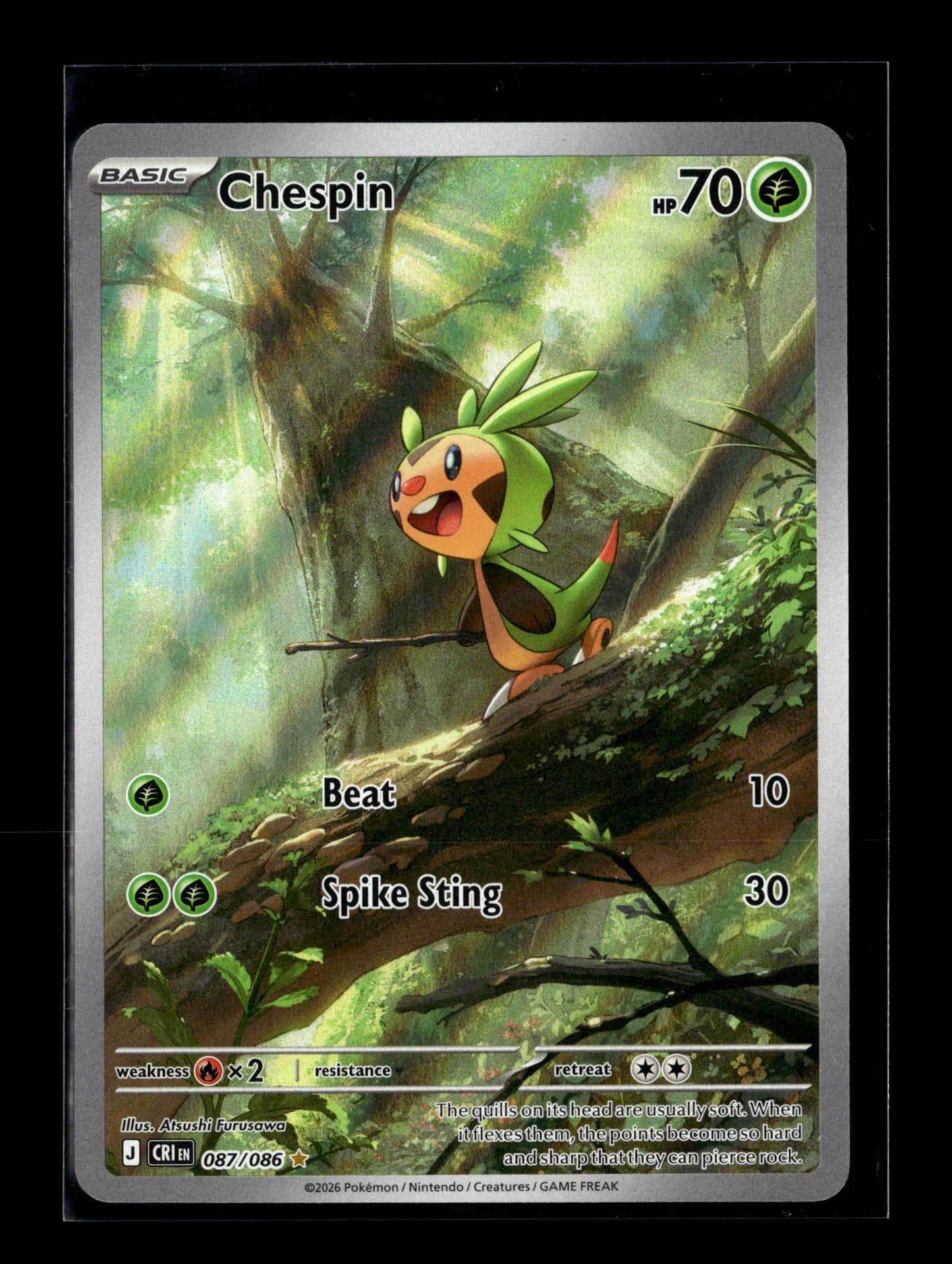 Pokemon Chaos Rising Chespin 87