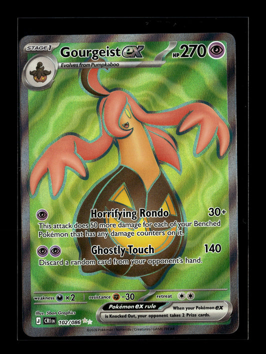Pokemon Chaos Rising Gourgeist ex 102