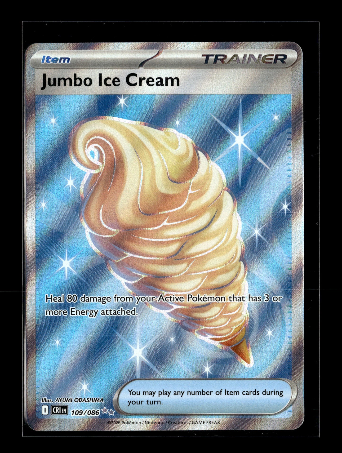 Pokemon Chaos Rising Jumbo Ice Cream 109